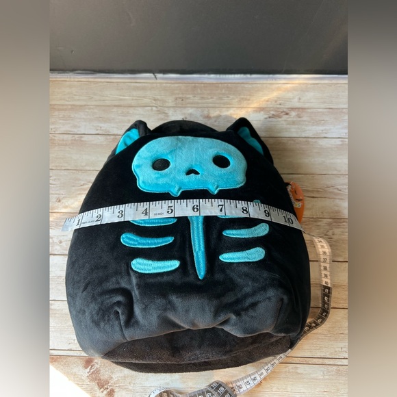Squishmallows Stump the Cat Skeleton Halloween Treat Pail new with tags - Picture 4 of 11